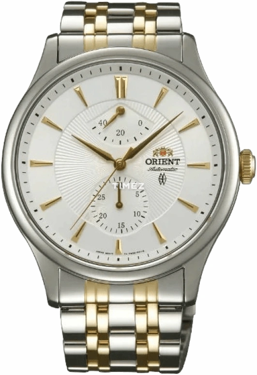Orient,Other 42mm,42mm,Stainless Steel,White,Automatic,Day,Power Reserve Indicator,SFM02001W0