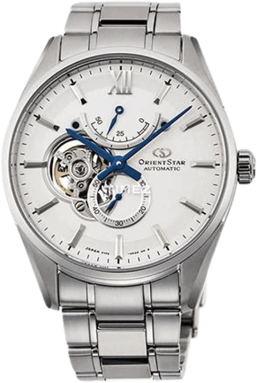Orient,STAR 41mm,41mm,Stainless Steel,White,Handwound,Power Reserve Indicator,Sapphire,RE,RE-HJ0001S00B