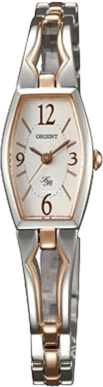 Orient,Other 15.50x30mm,15.50x30mm,Stainless Steel,White,Quartz,Hardlex,Glass,Tonneau,RPFH006W