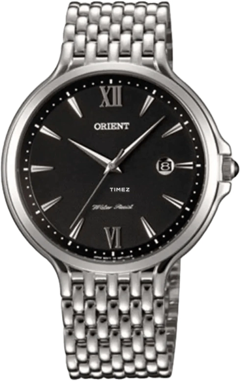 Orient,Classic 40.50mm,40.50mm,Stainless Steel,Black,Quartz,Day,Sapphire,Crystal Glass,FUNF7006B