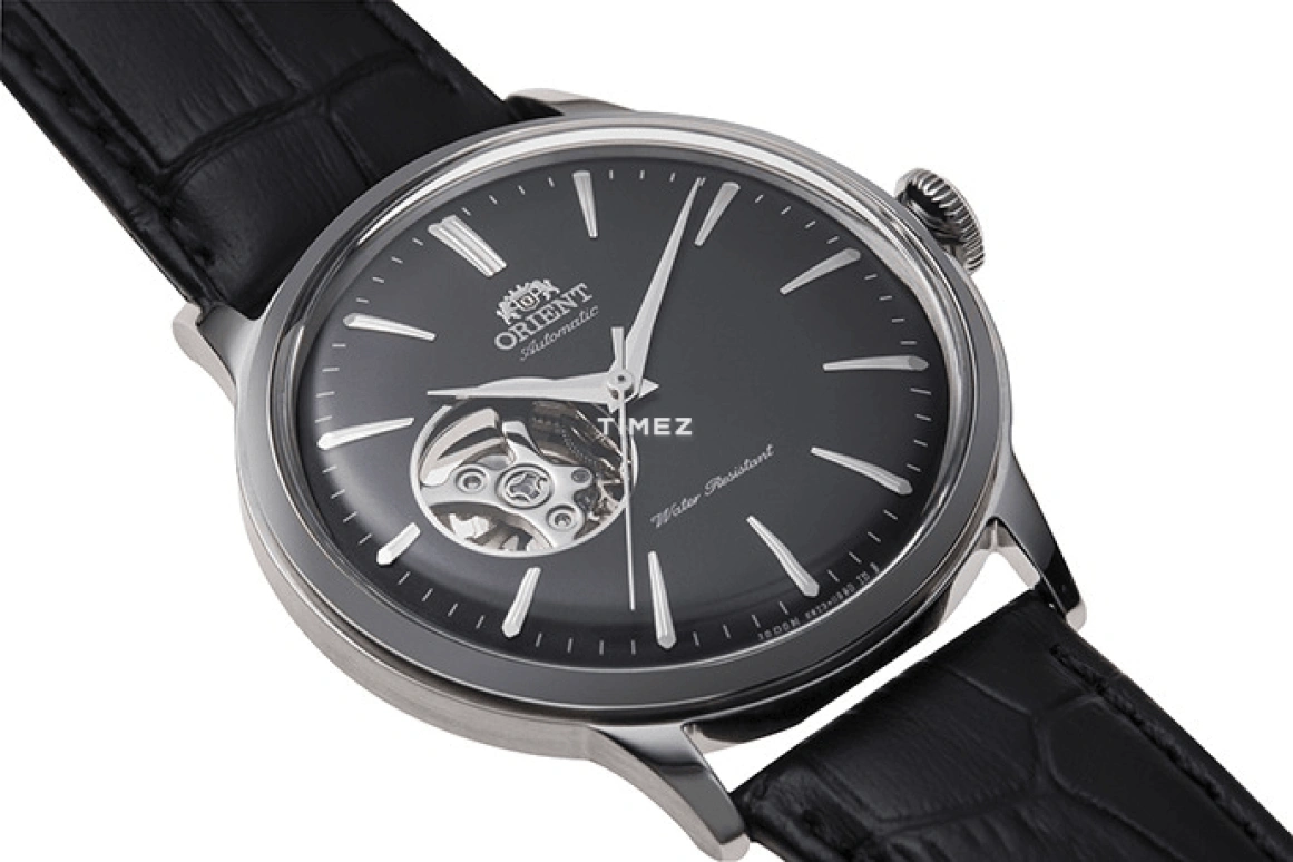 Orient,Classic 41mm,41mm,Stainless Steel,Black,Automatic,Glass,Round,RA,RA-AG0004B