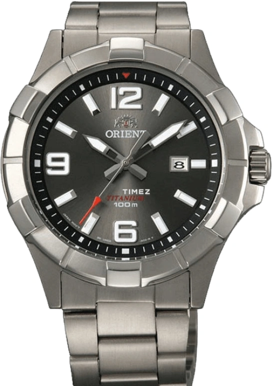 Orient,Sports 43.20mm,43.20mm,Stainless Steel,Grey,Quartz,Day,Hardlex,Glass,UNE6001A