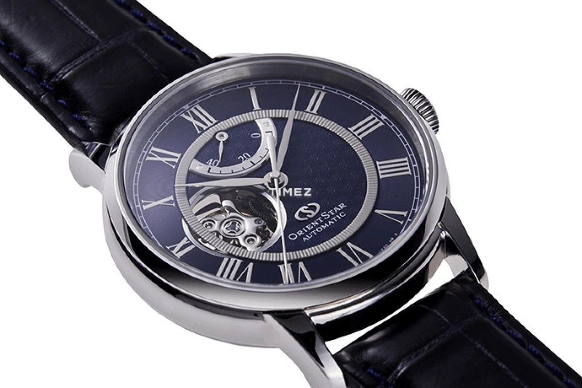 Orient,Other 40mm,40mm,Stainless Steel,Blue,Automatic,Power Reserve Indicator,Sapphire,RE,RE-HH0002L