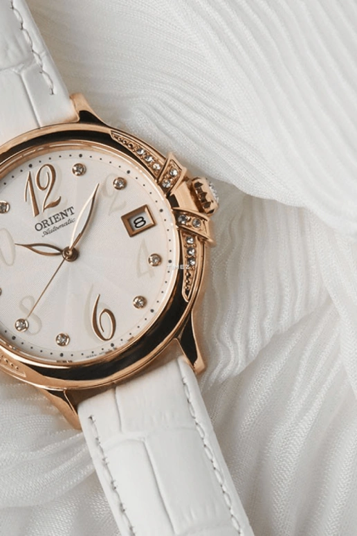 Orient,Other 38mm,38mm,Stainless Steel,White,Automatic,Day,Sapphire,Crystal Glass,FAC07002W