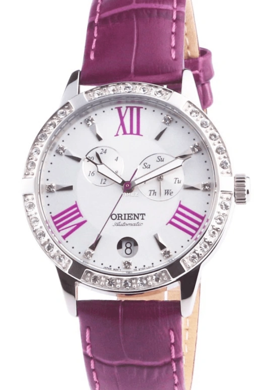 Orient,Other 37mm,37mm,Stainless Steel,White,Automatic,Date,Day,FET0Y004W