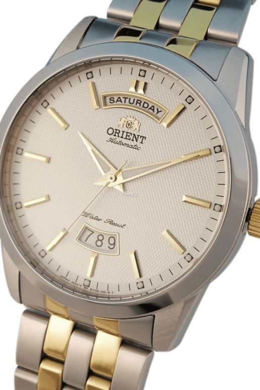 Orient,Classic 40mm,40mm,Stainless Steel,White,Automatic,Date,Day,FEV0S002W