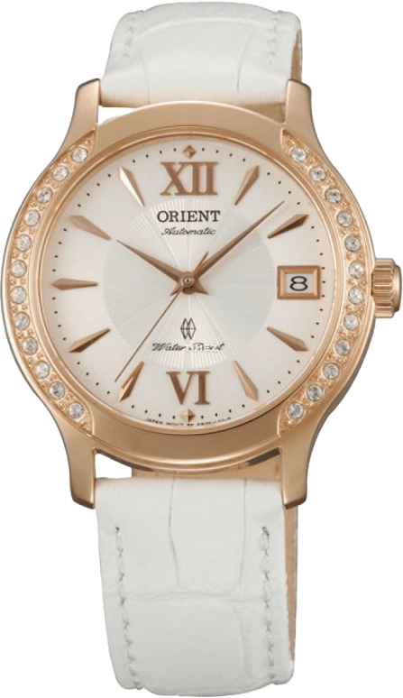 Orient,Other 36mm,36mm,Stainless Steel,White,Automatic,Day,Sapphire,Crystal Glass,FER2E002W
