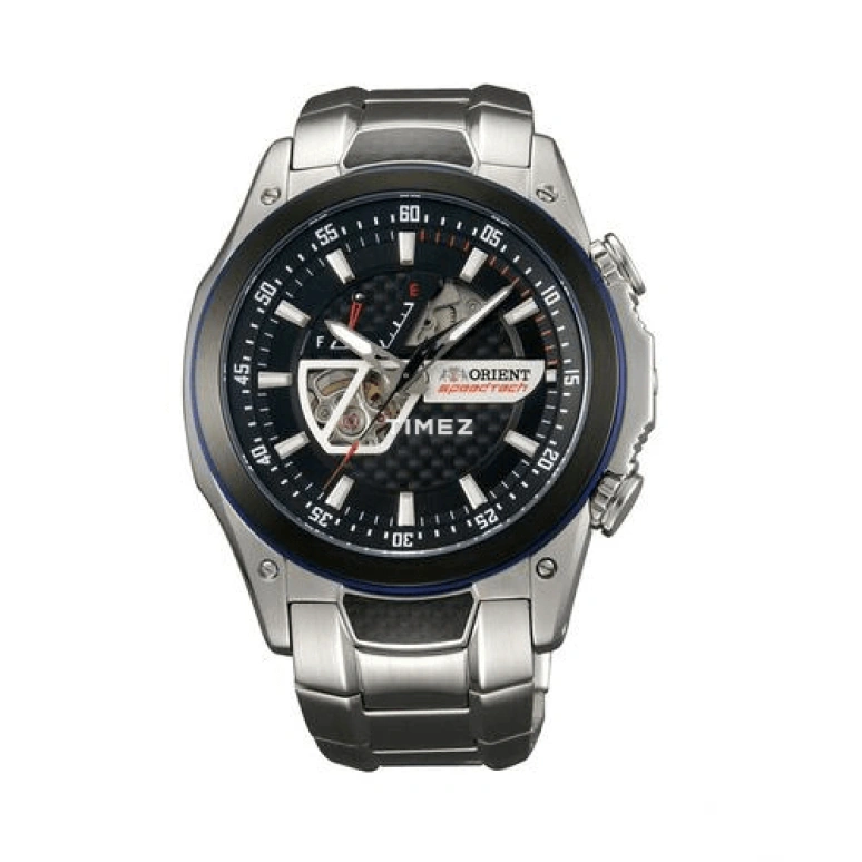 Orient,Sports 45mm,45mm,Stainless Steel,Black,Automatic,Power Reserve Indicator,Sapphire,Crystal Glass,SDA05001B