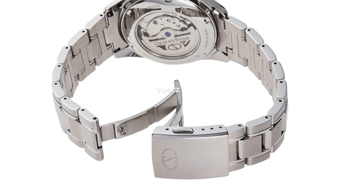 Orient,STAR 40mm,40mm,Stainless Steel,White,Handwound,Day,Power Reserve Indicator,RE,RE-HK0001S00B
