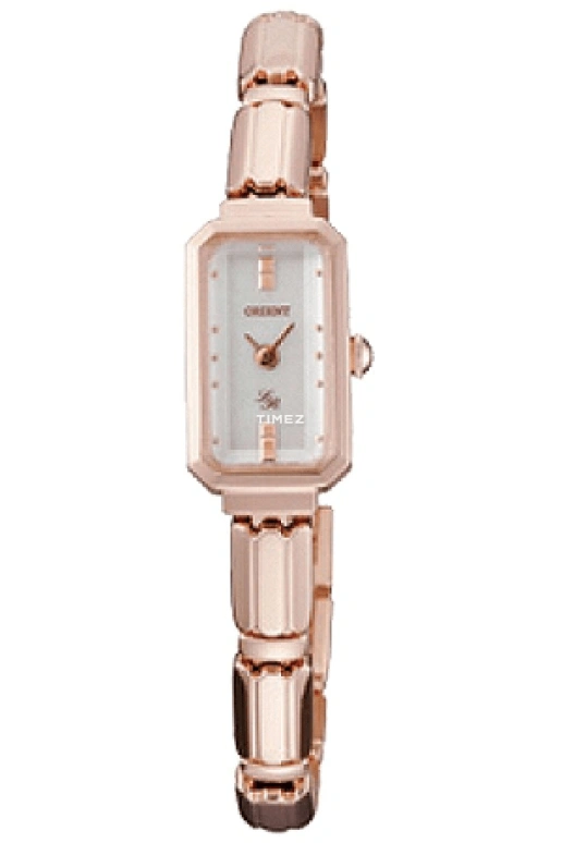 Orient,Other 13x25.50mm,13x25.50mm,Stainless Steel,Silver White,Quartz,Octagon,Rose Gold,CRBCT004W
