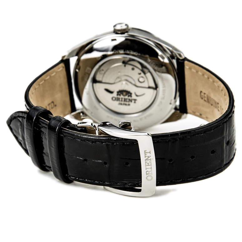 Orient,Classic 40mm,40mm,Stainless Steel,Black,Automatic,Day,Power Reserve Indicator,FFD0F002B