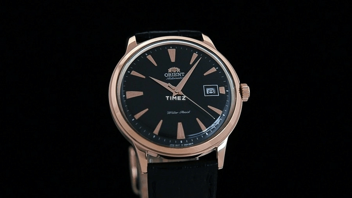 Orient,Other 40.50mm,40.50mm,Yellow Gold,Black,Automatic,Day,Sapphire,Glass,FER24001B