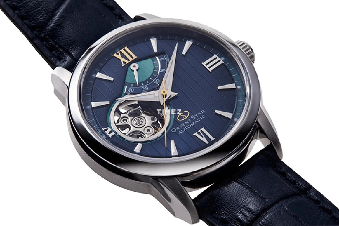 Orient,STAR 39mm,39mm,Stainless Steel,Green,Handwound,Power Reserve Indicator,Sapphire,RE,RE-DA0001L