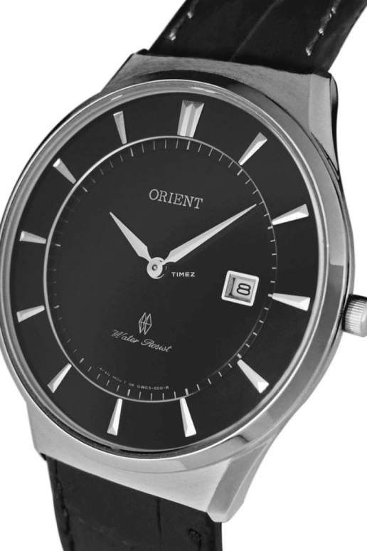 Orient,Other 39mm,39mm,Stainless Steel,Black,Quartz,Day,Hardlex,Glass,FGW03006B