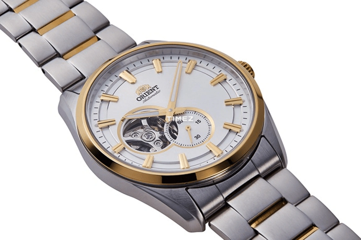 Orient,Contemporary 40.80mm,40.80mm,Stainless Steel,Silver,Handwound,Automatic,Sapphire,Round,RA,RA-AR0001S