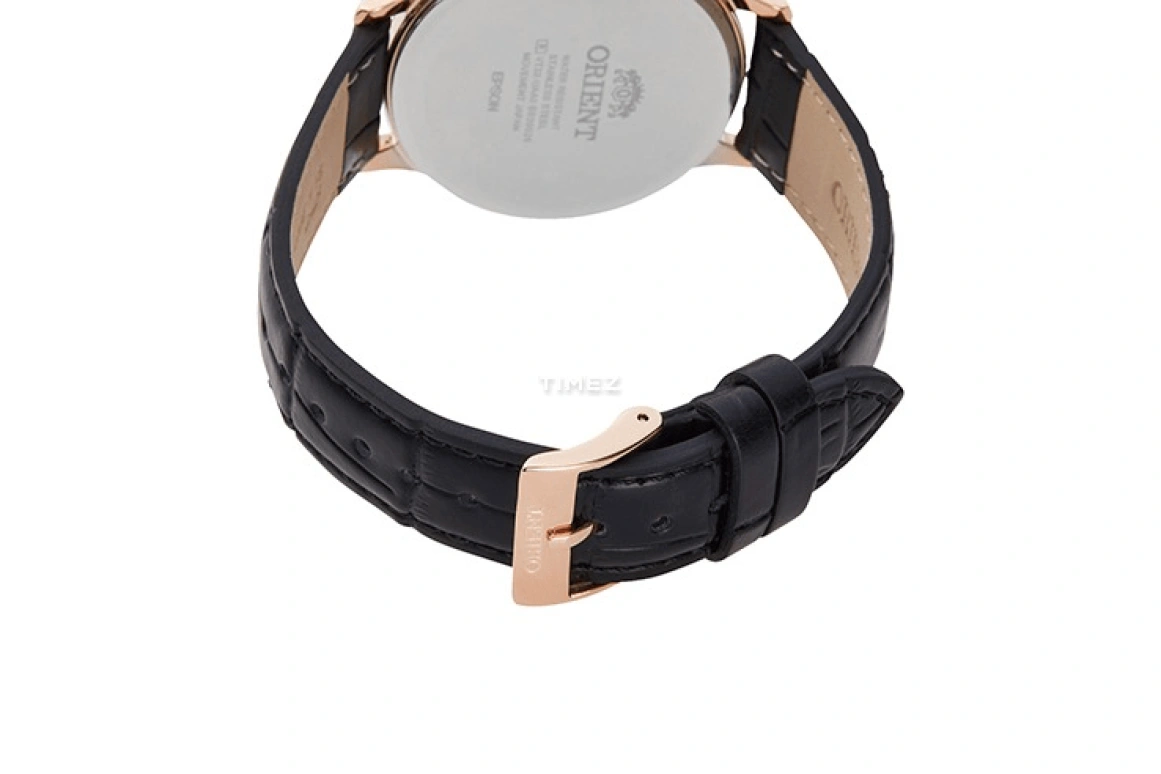 Orient,Contemporary 39mm,39mm,Stainless Steel,Black,Quartz,Day,Sapphire,Crystal Glass,RF,RF-QD0007B