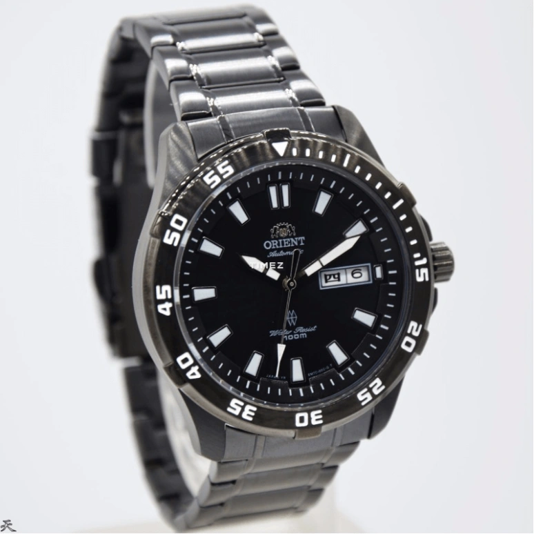 Orient,Sports 42.50mm,42.50mm,Stainless Steel,Black,Automatic,Date,Day,SEM7C006BC