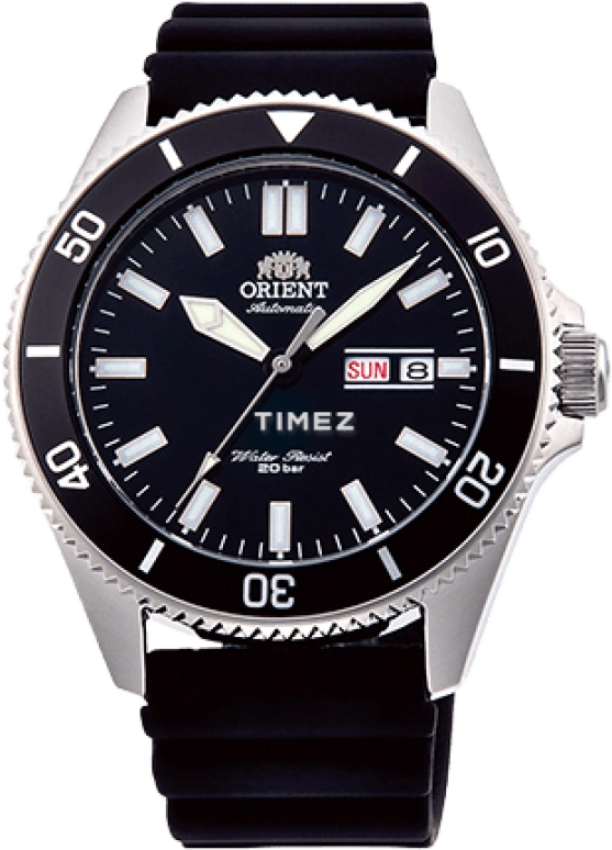 Orient,Sports 44mm,44mm,Stainless Steel,Black,Automatic,Date,Day,RA,RA-AA0010B