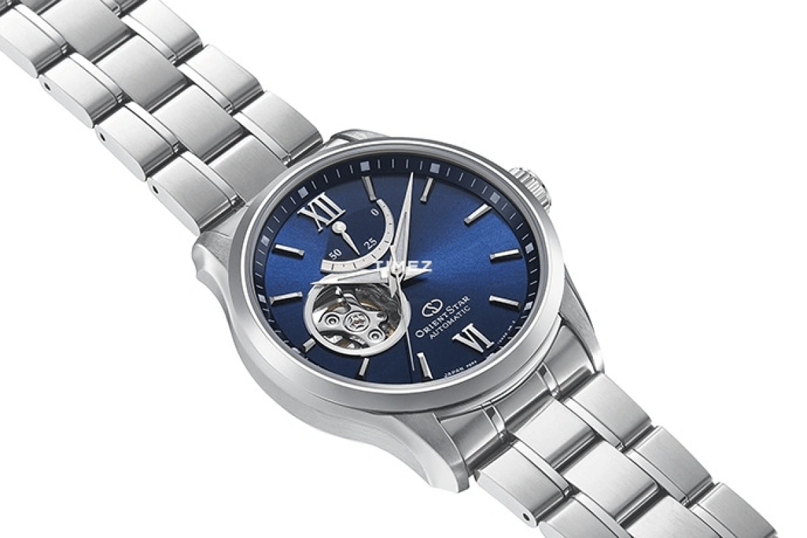 Orient,STAR 39.30mm,39.30mm,Stainless Steel,Blue,Handwound,Automatic,Power Reserve Indicator,Sapphire,RE,RE-AT0001L