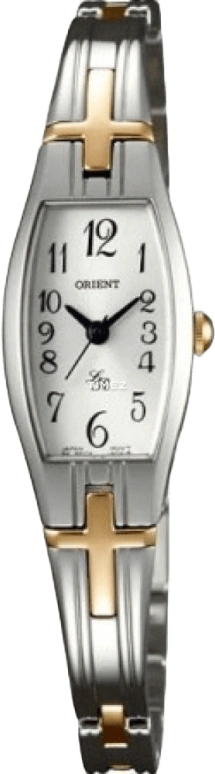 Orient,Other 15.20x31mm,15.20x31mm,Stainless Steel,White,Quartz,Hardlex,Glass,Tonneau,RPCX006W