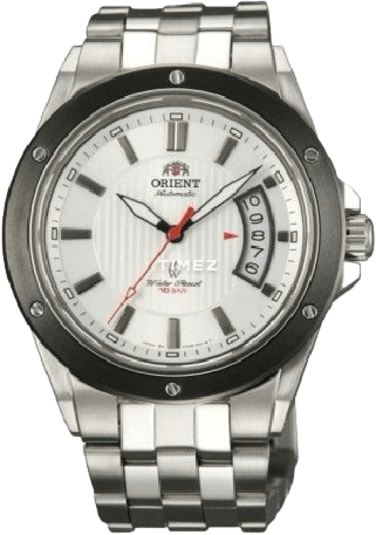 Orient,Sports 43mm,43mm,Stainless Steel,White,Automatic,Day,Sapphire,Crystal Glass,SER28002W0