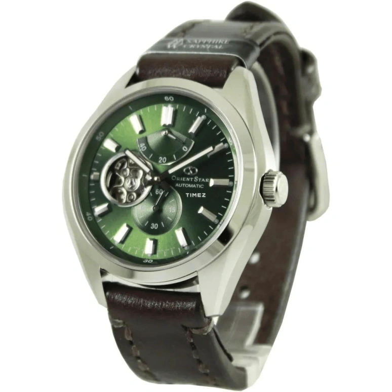 Orient,STAR 44mm,44mm,Stainless Steel,Green,Automatic,Power Reserve Indicator,Sapphire,Crystal Glass,SDK02002F0