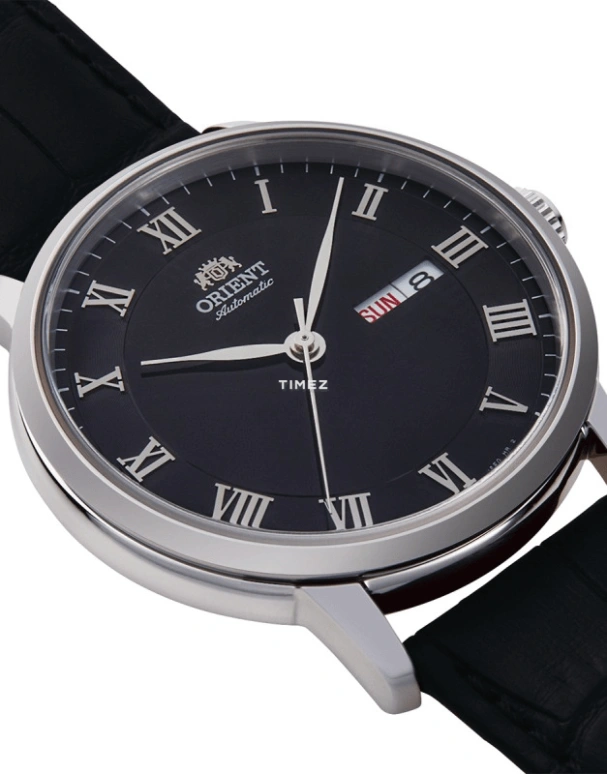 Orient,Classic 39.50mm,39.50mm,Stainless Steel,Black,Automatic,Date,Day,RA,RA-AA0A05B0BD