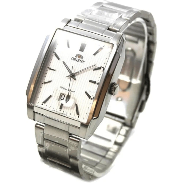Orient,Classic 34.50x45mm,34.50x45mm,Stainless Steel,White,Quartz,Big Date,Hardlex,Glass,WCAA005W