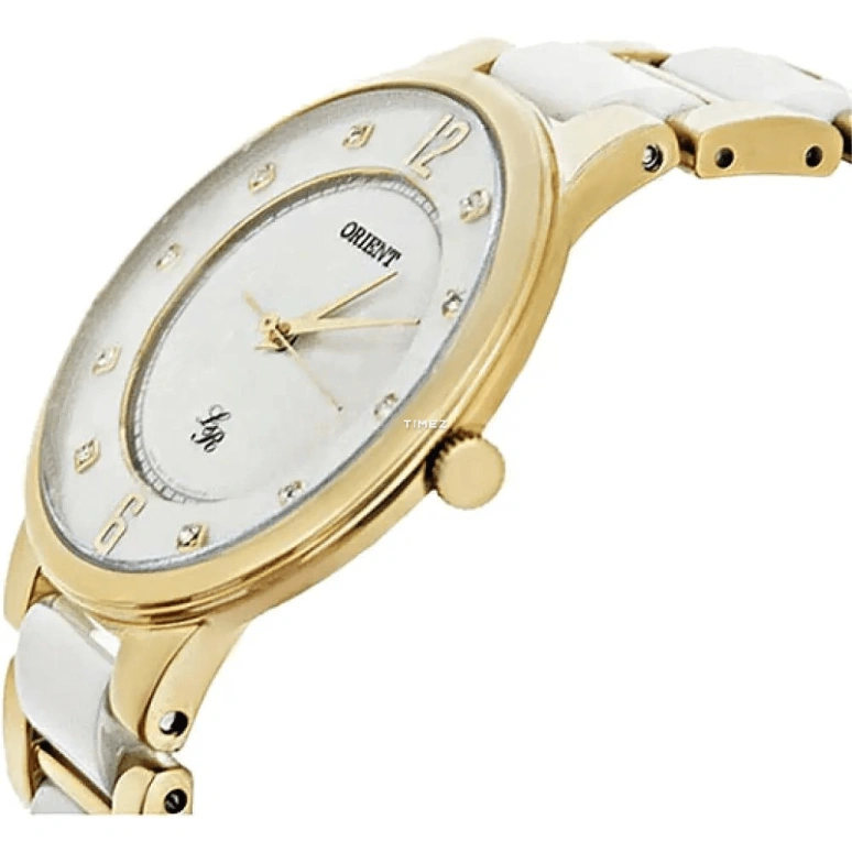 Orient,Other 36mm,36mm,Stainless Steel,White,Quartz,Hardlex,Glass,Round,QC0J004W