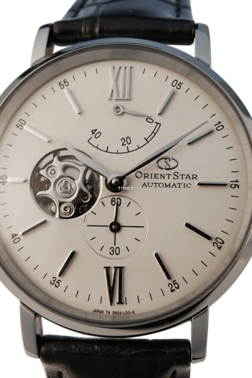 Orient,STAR 40mm,40mm,Stainless Steel,White,Handwound,Power Reserve Indicator,Glass,WZ0131DK
