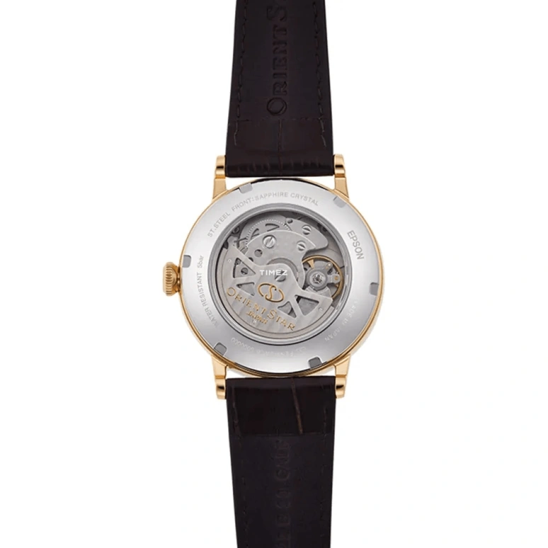 Orient,STAR 38.70mm,38.70mm,Stainless Steel,White,Handwound,Day,Power Reserve Indicator,RE,RE-AU0001S