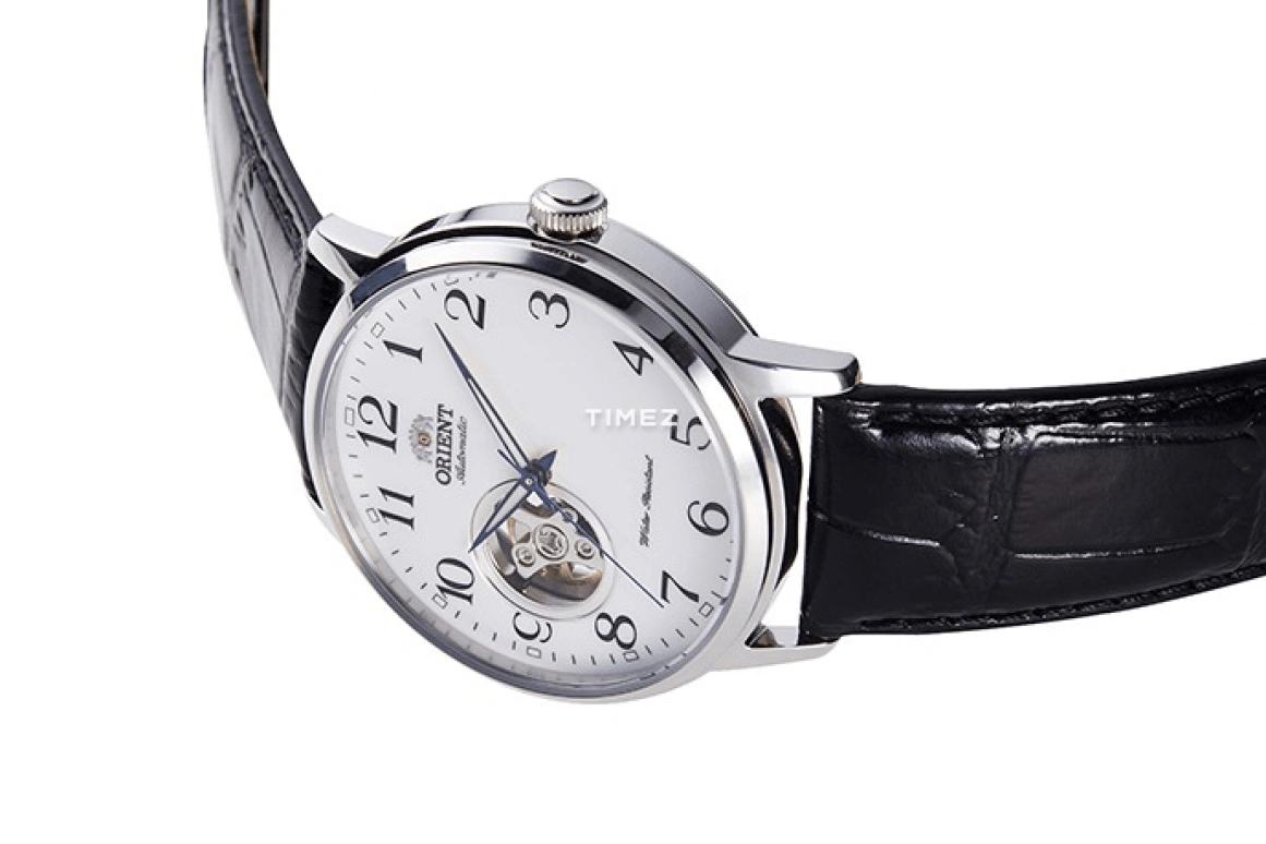 Orient,Classic 40.50mm,40.50mm,Stainless Steel,White,Automatic,Glass,Round,RA,RA-AG0009S