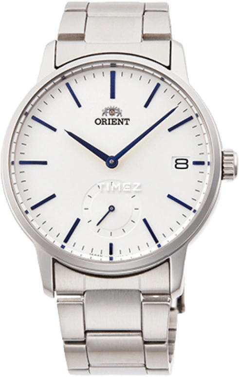 Orient,Contemporary 39mm,39mm,Stainless Steel,White,Quartz,Day,Glass,RA,RA-SP0002S