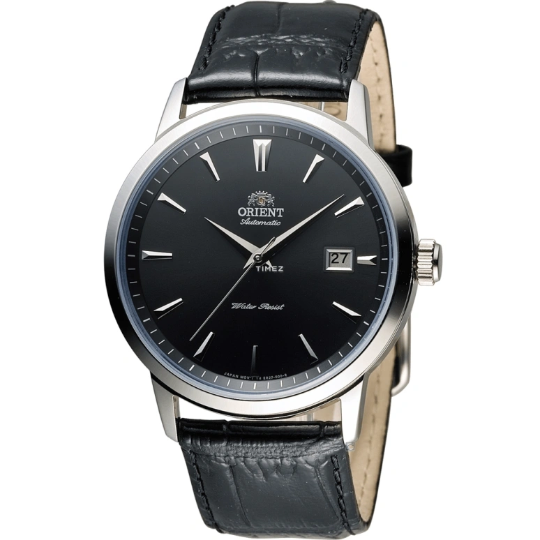 Orient,Other 41mm,41mm,Stainless Steel,Black,Automatic,Day,Glass,FER27006B