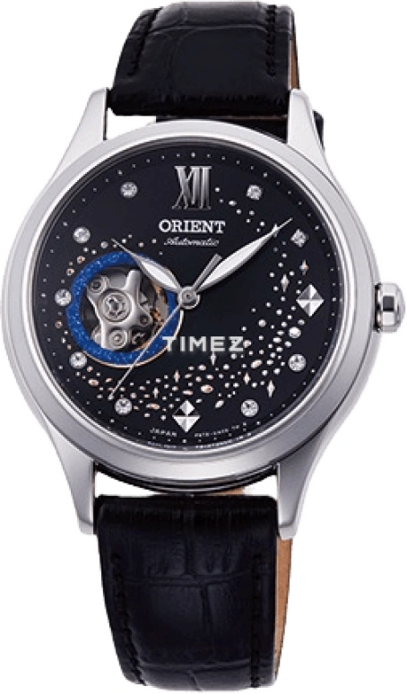 Orient,Other 36mm,36mm,Stainless Steel,Black,Handwound,Glass,Round,RA,RA-AG0019B