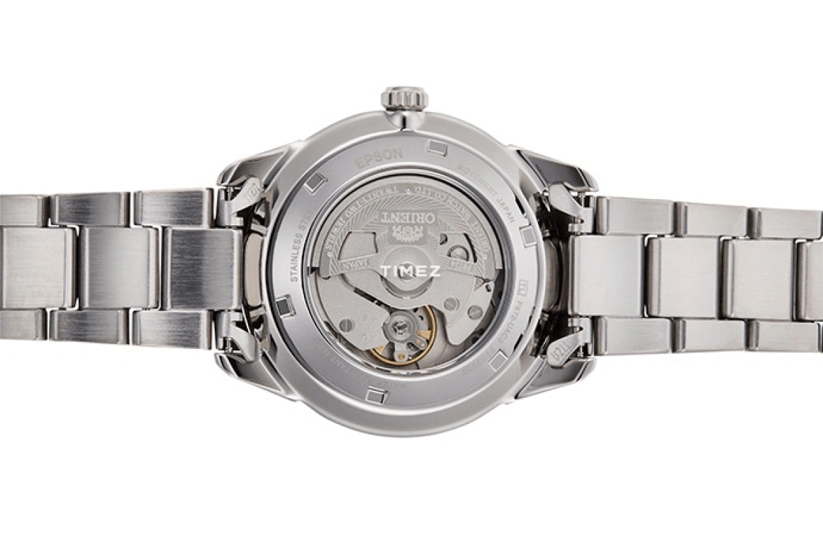 Orient,Classic 40.80mm,40.80mm,Stainless Steel,Black,Handwound,Day,Glass,RA,RA-AC0014B