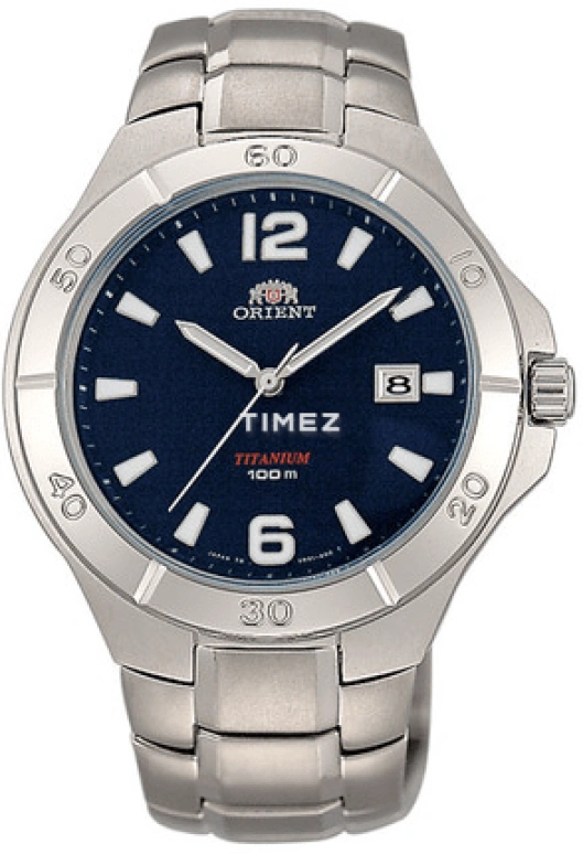 Orient,Sports 40mm,40mm,Stainless Steel,Blue,Quartz,Day,Sapphire,Crystal Glass,CUN81001D
