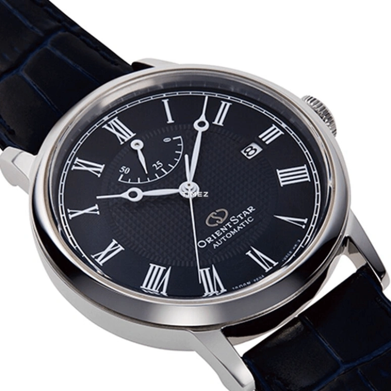 Orient,STAR 38.70mm,38.70mm,Stainless Steel,Black,Handwound,Day,Power Reserve Indicator,RE,RE-AU0003L