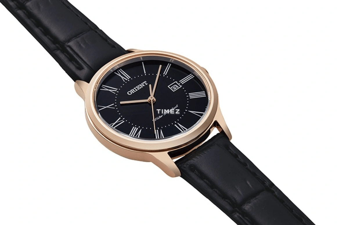 Orient,Other 30mm,30mm,Stainless Steel,Black,Quartz,Day,Glass,RF,RF-QA0007B