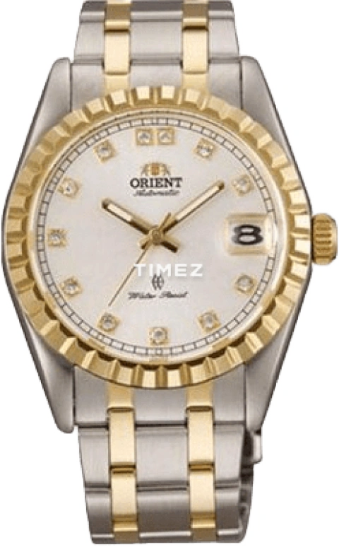 Orient,Other ,Stainless Steel,Stainless Steel,White,Automatic,Day,Sapphire,Crystal Glass,SER1P003W0
