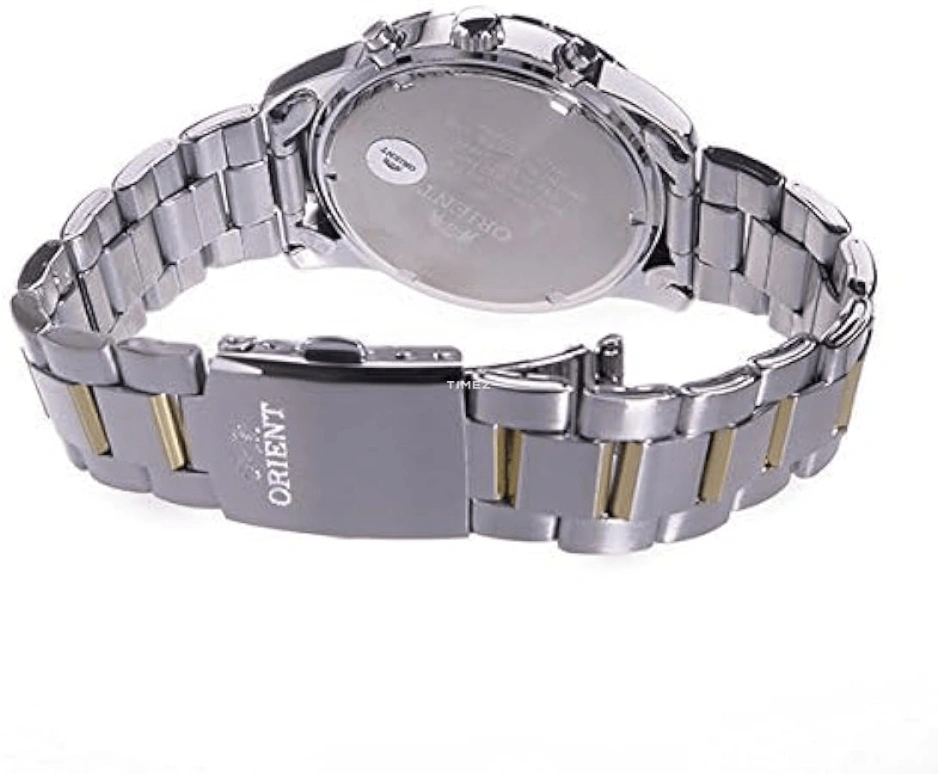 Orient,Sports 42mm,42mm,Stainless Steel,White,Quartz,Chronograph,Day,SKU00001W0