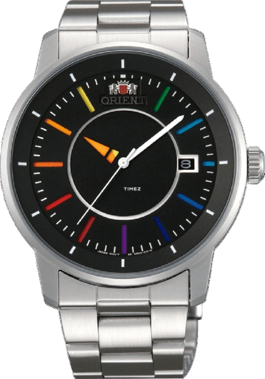 Orient,Other 41.40mm,41.40mm,Stainless Steel,Black,Automatic,Day,Hardlex,Glass,ER0200DW