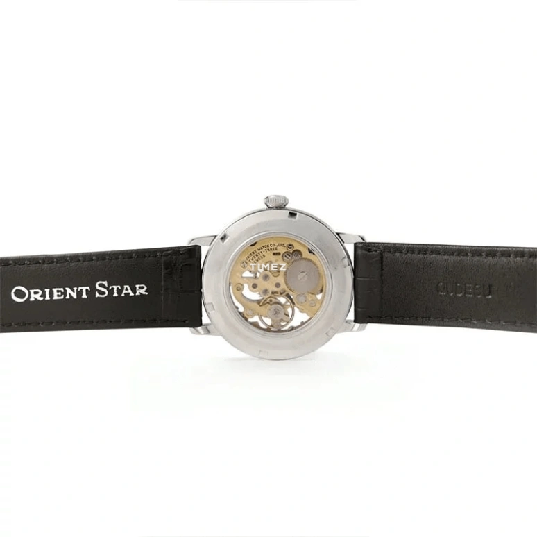 Orient,Other 39mm,39mm,Stainless Steel,Silver White,Skeleton,Handwound,Power Reserve Indicator,Sapphire,WZ0021DX