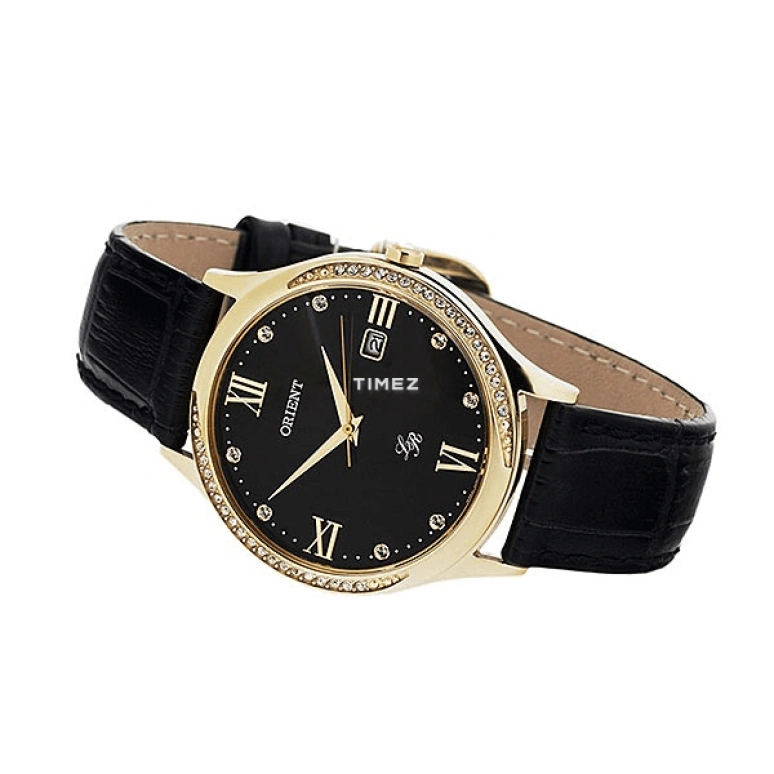 Orient,Other 36.50mm,36.50mm,Stainless Steel,Black,Quartz,Day,Hardlex,Glass,UNF8003B