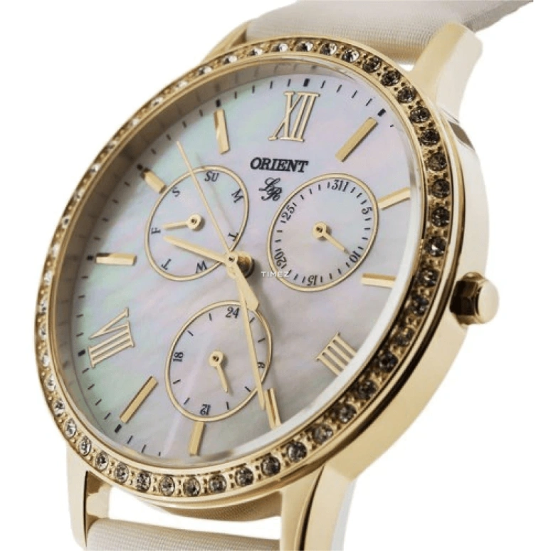 Orient,Other 37mm,37mm,Yellow Gold,White,Quartz,Date,Day,UT0H004W
