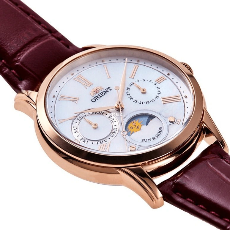 Orient,Other 34.80mm,34.80mm,Stainless Steel,White,Quartz,Date,Day,Day / Night Indication,RA,RA-KA0001A