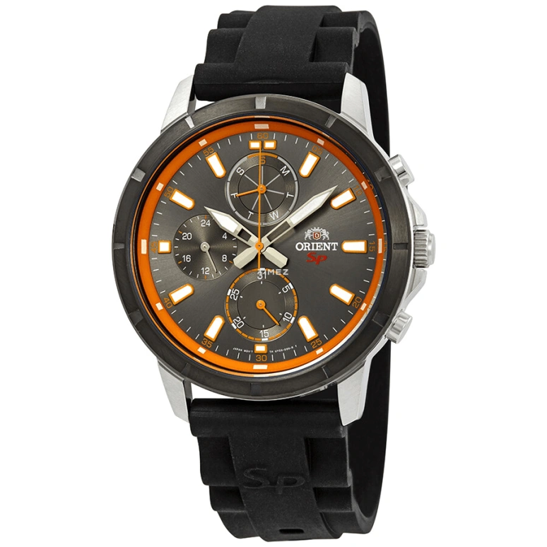 Orient,Sports 43.50mm,43.50mm,Stainless Steel,Black,Quartz,Date,Day,FUY03005A