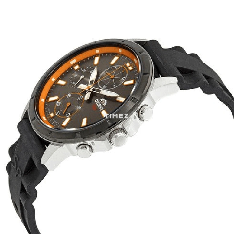 Orient,Sports 43.50mm,43.50mm,Stainless Steel,Black,Quartz,Date,Day,FUY03005A