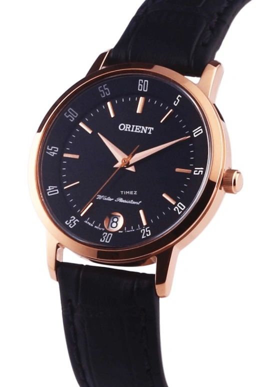 Orient,Other 31mm,31mm,Stainless Steel,Black,Quartz,Day,Sapphire,FUNG6001B
