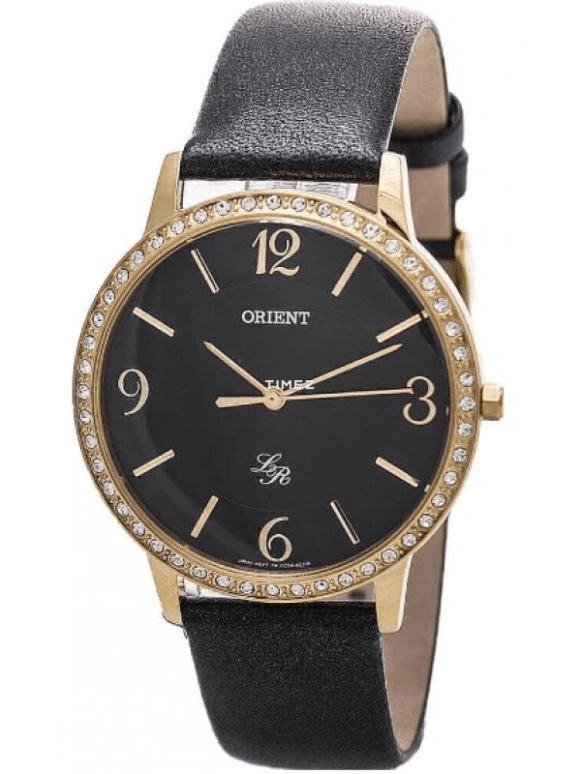 Orient,Other 37mm,37mm,Stainless Steel,Black,Quartz,Hardlex,Glass,Round,QC0H003B